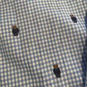 New with Tags Polo Ralph Lauren Bear Gingham Shirt